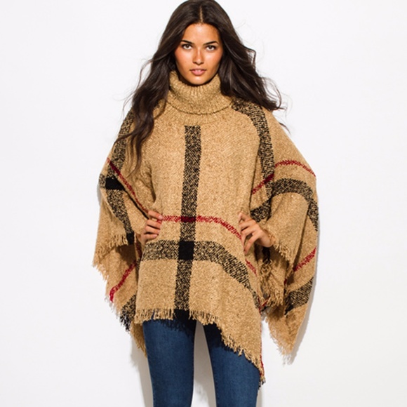 Tops - 🎊1 HOUR SALE! 🎊Fuzzy Poncho! (PRICE FIRM)